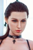 JYdoll 164cm full size big chest Silicone head with implanted hair TPE Body sex doll with Head NO.S8 invented by Automatic Woman